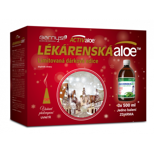 BARNYS ACTIValoe FORTE, 3 x 500 ml VÁNOČNÍ BALENÍ